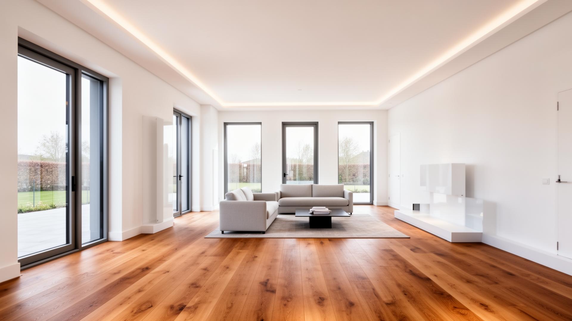 Woonkamer afwerking